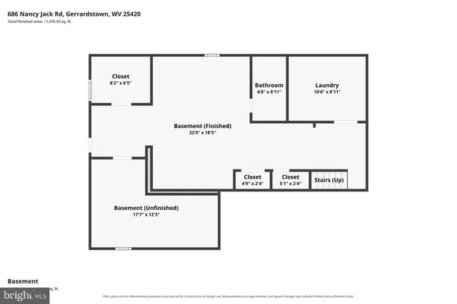 686 NANCY JACK RD, Gerrardstown, WV 25420