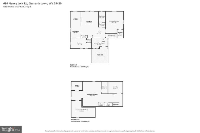 686 NANCY JACK RD, Gerrardstown, WV 25420