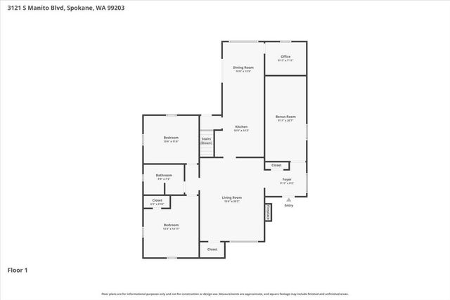 3121 S Manito Blvd, Spokane, WA 99203