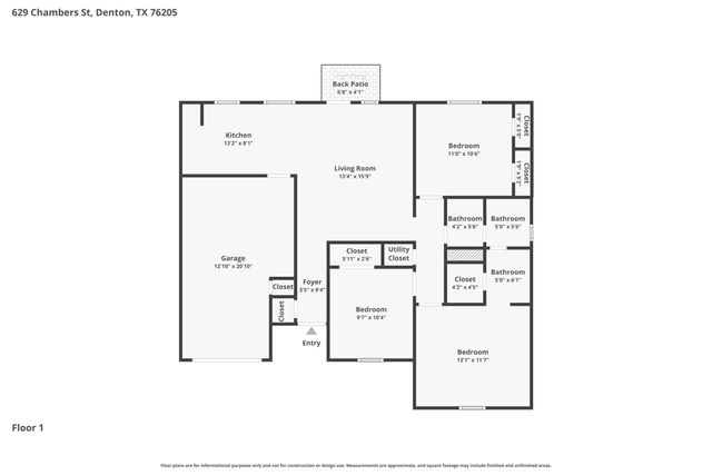 629 Chambers Street, Denton, TX 76205