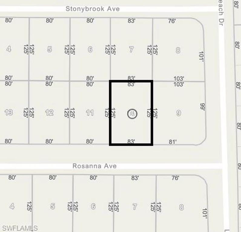 302 Rosanna AVE, LEHIGH ACRES, FL 33972 — exterior