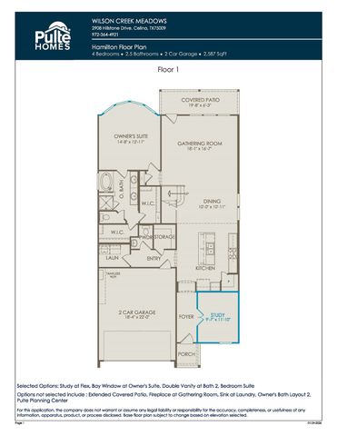 3048 Cliffside Drive, Celina, TX 75009