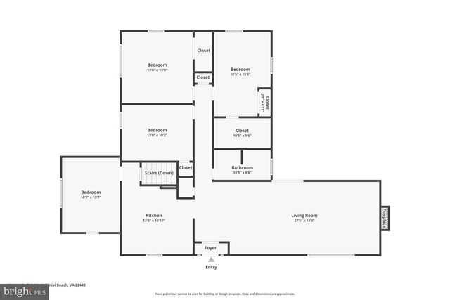 3504 WAKEFIELD ST, Colonial Beach, VA 22443