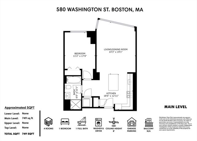 580 Washington St 404, Boston, MA 02111