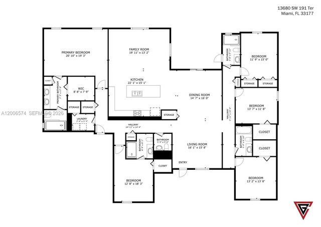 13680 SW 191st Ter, Miami, FL 33177