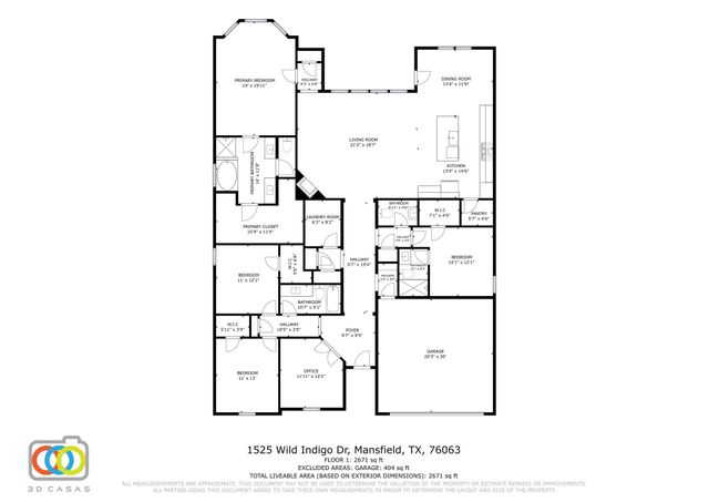 1525 Wild Indigo Drive, Mansfield, TX 76063