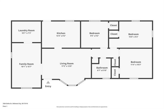 1504 Oelke Drive, Midwest City, OK 73110