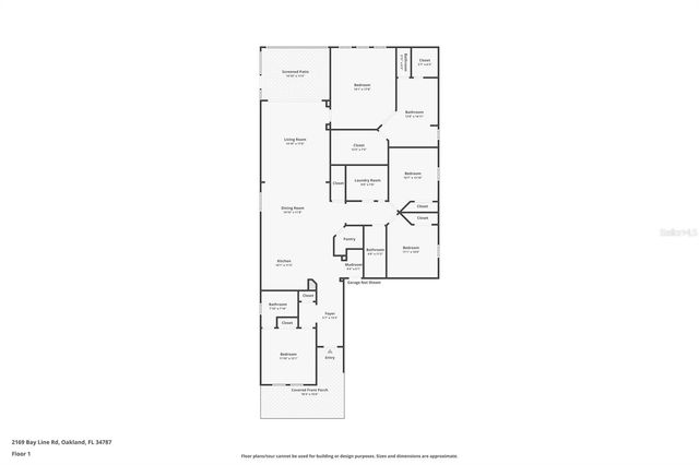 2169 BAY LINE ROAD, Oakland, FL 34787