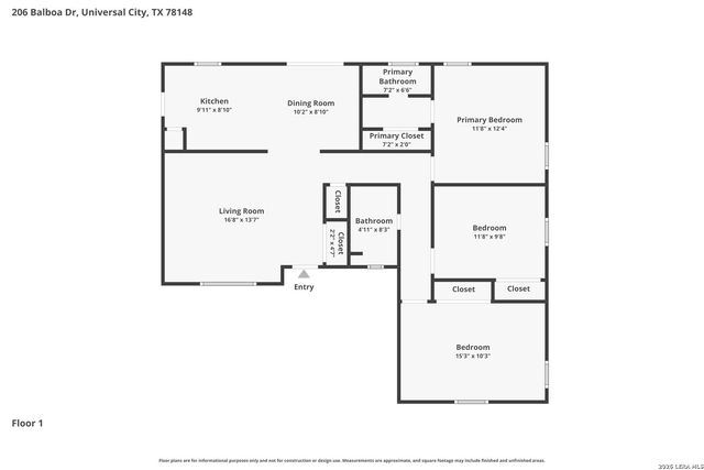 206 BALBOA DR, Universal City, TX 78148