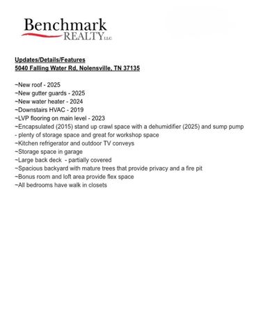 5040 Falling Water Rd, Nolensville, TN 37135