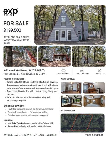 1921 Lone Eagle Drive, West Tawakoni, TX 75474