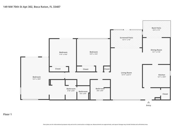 149 NW 70th 302b, Boca Raton, FL 33487