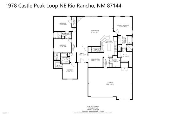 1978 CASTLE PEAK Loop NE, Rio Rancho, NM 87144