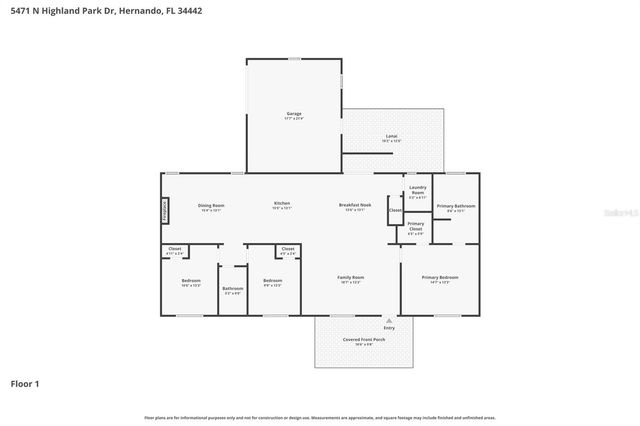 5471 N HIGHLAND PARK DRIVE, Hernando, FL 34442