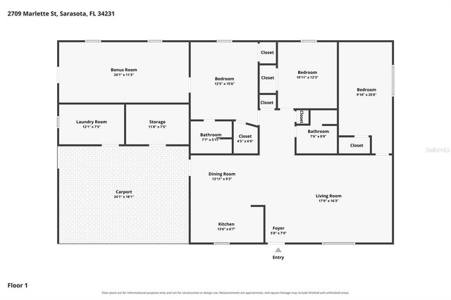 2709 MARLETTE STREET, Sarasota, FL 34231