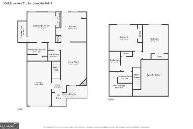 3042 Broadleaf Trail, Fairburn, GA 30213