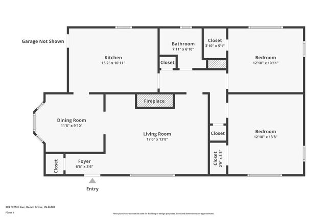 309 N 25th Avenue, Beech Grove, IN 46107