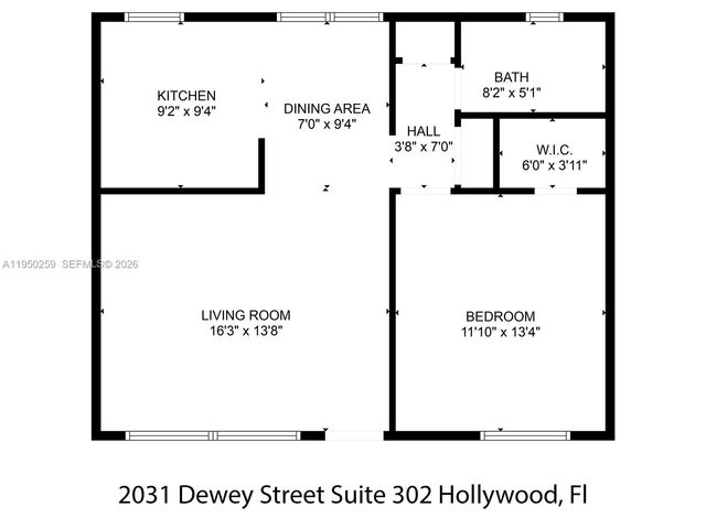 2031 Dewey Street 302, Hollywood, FL 33020