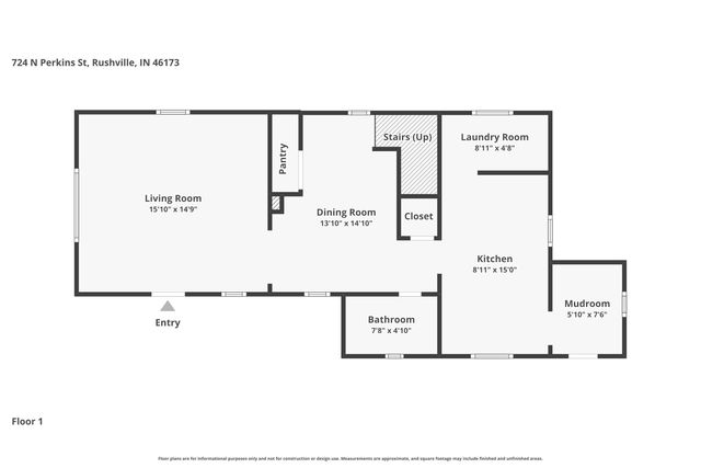 724 N Perkins Street, Rushville, IN 46173