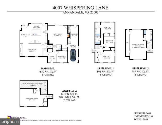 4007 WHISPERING LN, Annandale, VA 22003