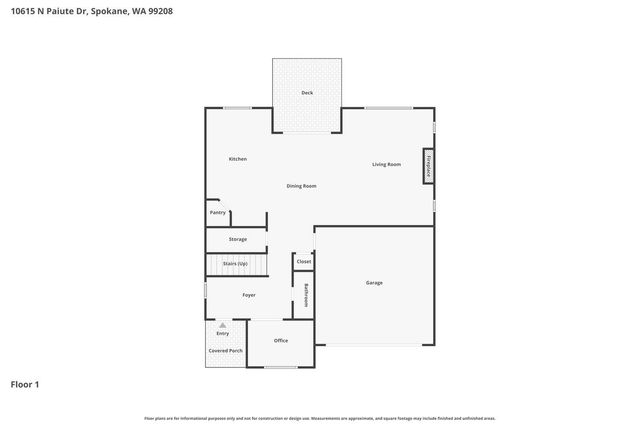 10615 N Paiute Dr, Spokane, WA 99208