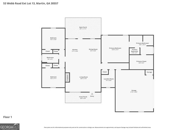 53 Webb Rd Ext Lot 13, Martin, GA 30557