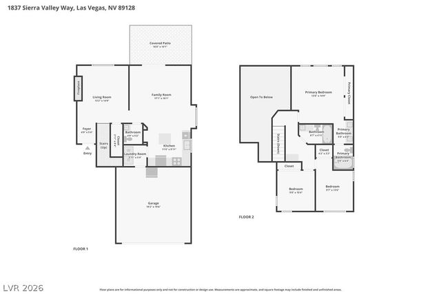 1837 Sierra Valley Way, Las Vegas, NV 89128