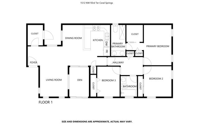 1512 NW 93rd Terrace, Coral Springs, FL 33071