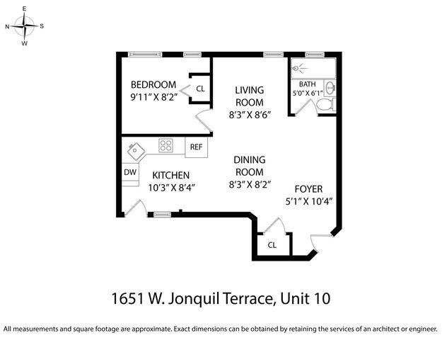 1651 W JONQUIL Terrace 10, Chicago, IL 60626