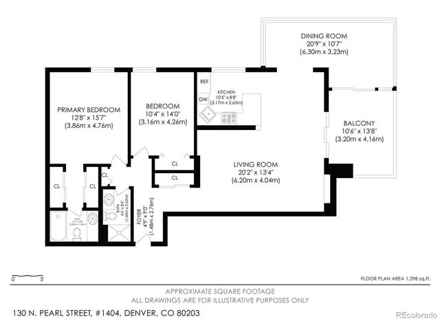 130 N Pearl St 1404, Denver, CO 80203