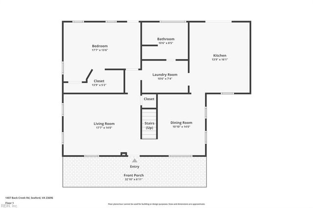 1407 Back Creek RD, Seaford, VA 23696