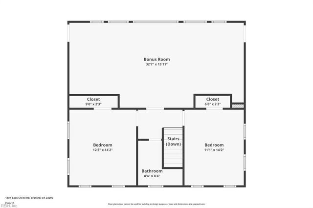 1407 Back Creek RD, Seaford, VA 23696