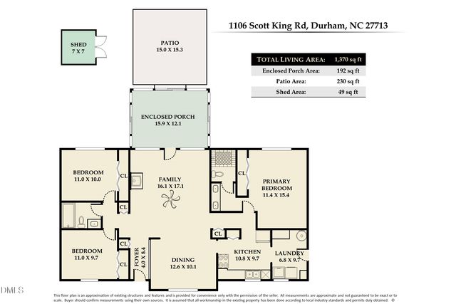 1106 Scott King Road, Durham, NC 27713