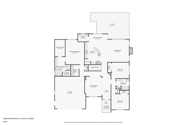 N66W23663 Hillview DRIVE, Sussex, WI 53089