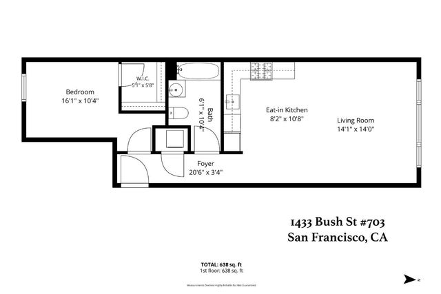 1433 Bush Street 703, San Francisco, CA 94109