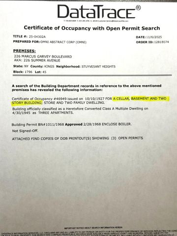 226 Marcus Garvey Boulevard, Brooklyn, NY 11221