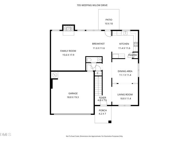 705 Weeping Willow Drive, Durham, NC 27704