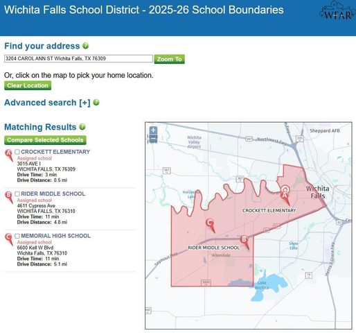 3204 CAROL ANN STREET, Wichita Falls, TX 76309