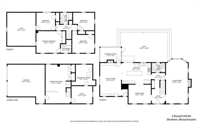 2 Russett Hill Road, Sherborn, MA 01770