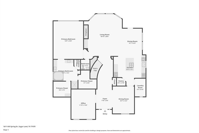 1611 Hill Spring Drive, Sugar Land, TX 77479