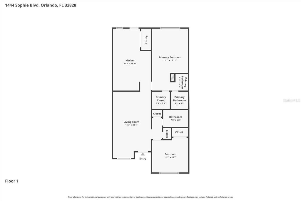 Image 19 of property listing at 1444 SOPHIE BOULEVARD, Orlando, FL 32828