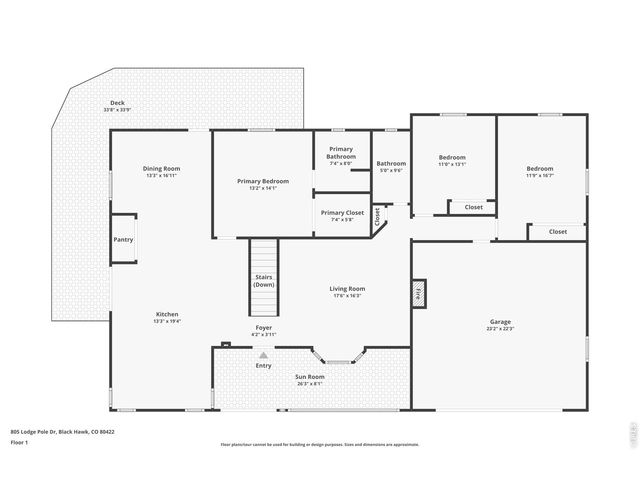 805 Lodge Pole Dr, Black Hawk, CO 80422