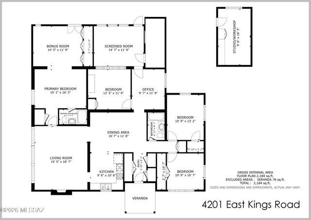 4201 E Kings Road, Tucson, AZ 85711