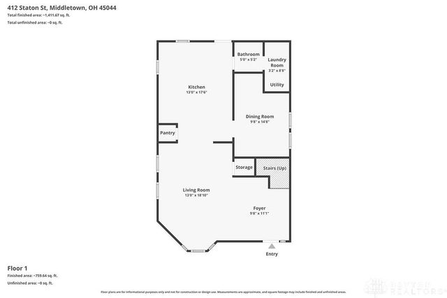 412 Staton Street, Middletown, OH 45044