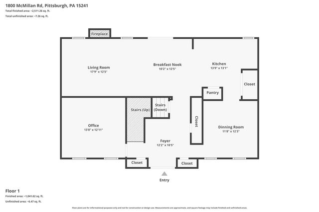1800 McMillan Rd, Upper St Clair, PA 15241