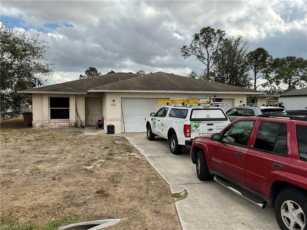 2405/2407 Vernon AVE S, LEHIGH ACRES, FL 33973 — exterior