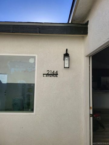 2144 L Ave, San Diego, CA 91950