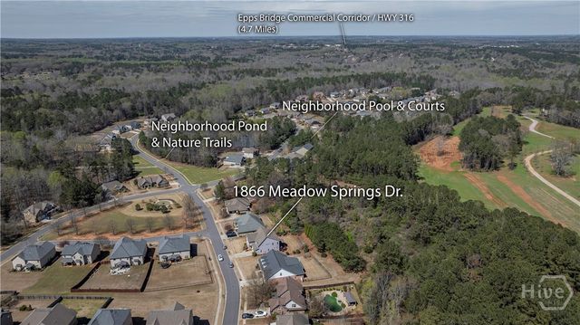 1866 Meadow Springs Drive, Watkinsville, GA 30677