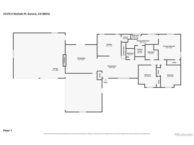 21375 E Nichols Pl, Aurora, CO 80016