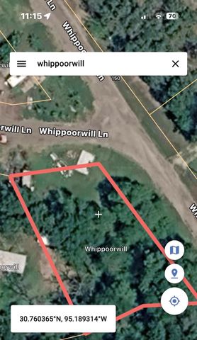 TBD Whippoorwill Lane, Point Blank, TX 77364